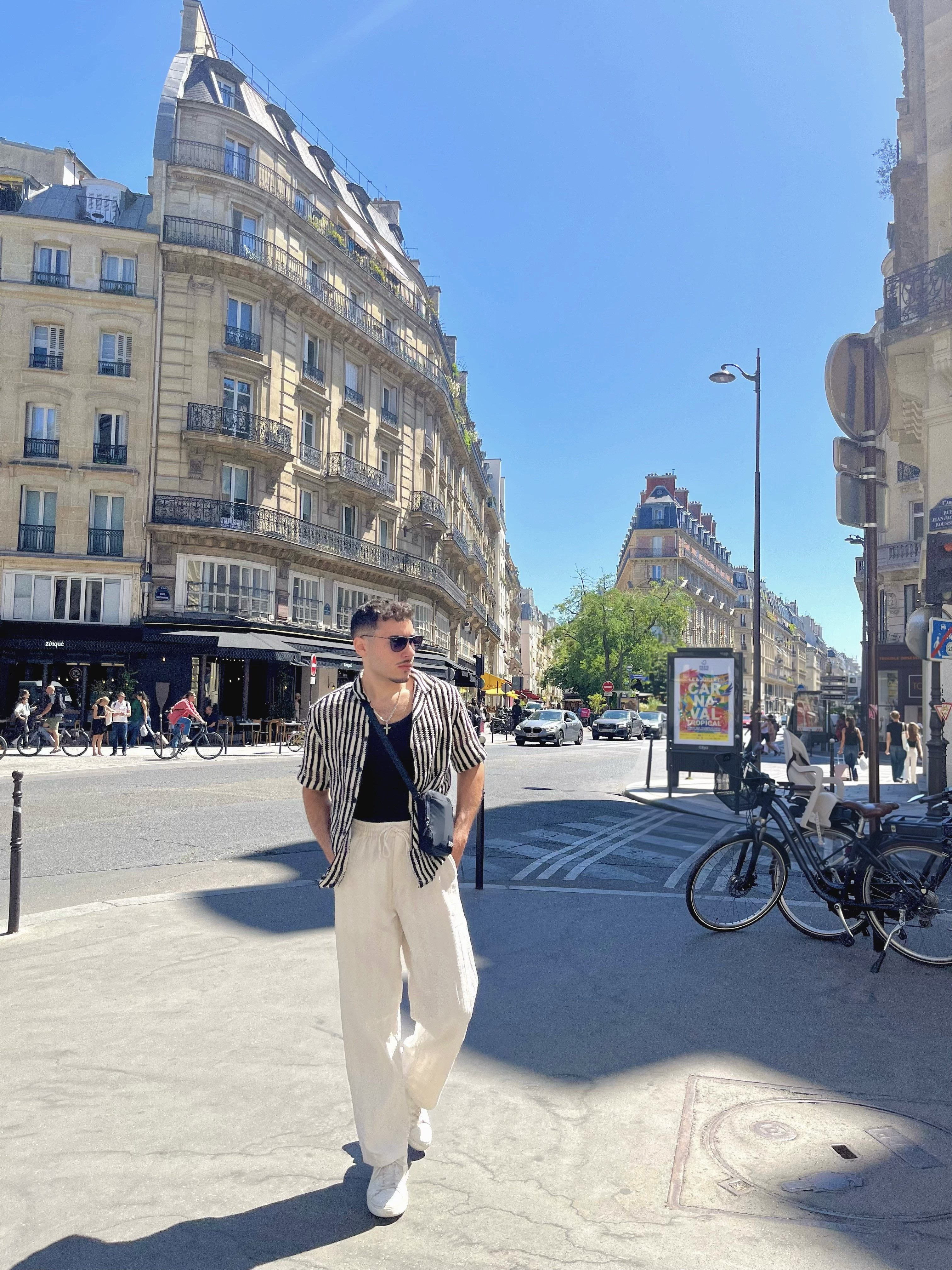 Jacob Roams traveling in Paris, France